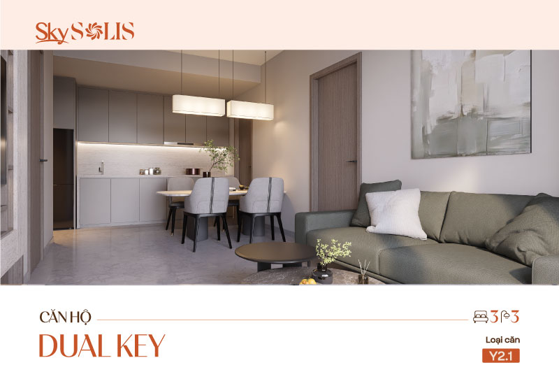 Căn Hộ Dual Key Sky Solis: Giải Pháp “2 Trong 1” Tối Ưu Không Gian & Dòng Tiền