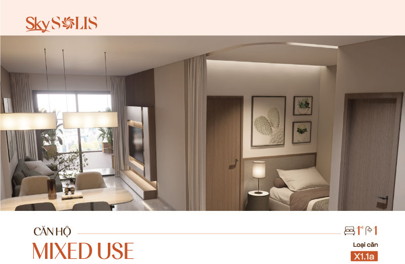 Căn Hộ Mixed Use Sky Solis: Không Gian Đa Năng – Sống Trọn Vẹn, Làm Việc Thăng Hoa