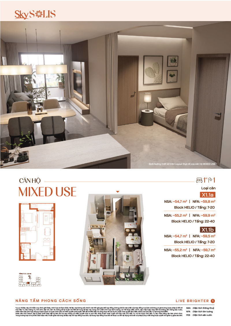 Căn Hộ Mixed Use Sky Solis: Không Gian Đa Năng – Sống Trọn Vẹn, Làm Việc Thăng Hoa