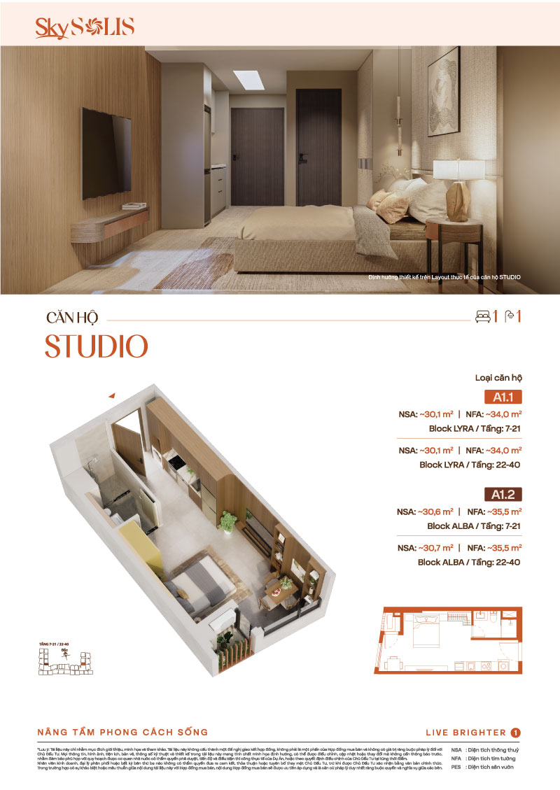 Căn Hộ Studio Sky Solis: Tối Ưu Không Gian – Trọn Vẹn Tiện Nghi