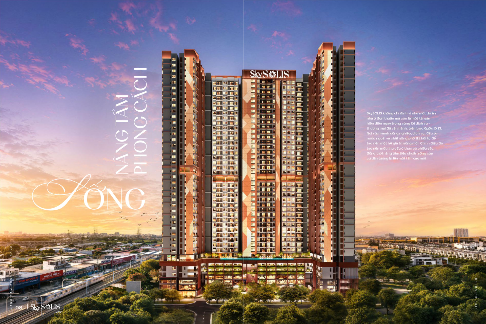 phối cảnh dự án sky solis