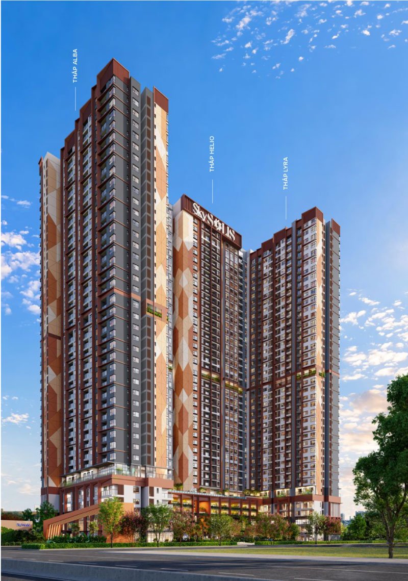 phối cảnh dự án sky solis